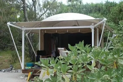 Our tent Wilson Island 1