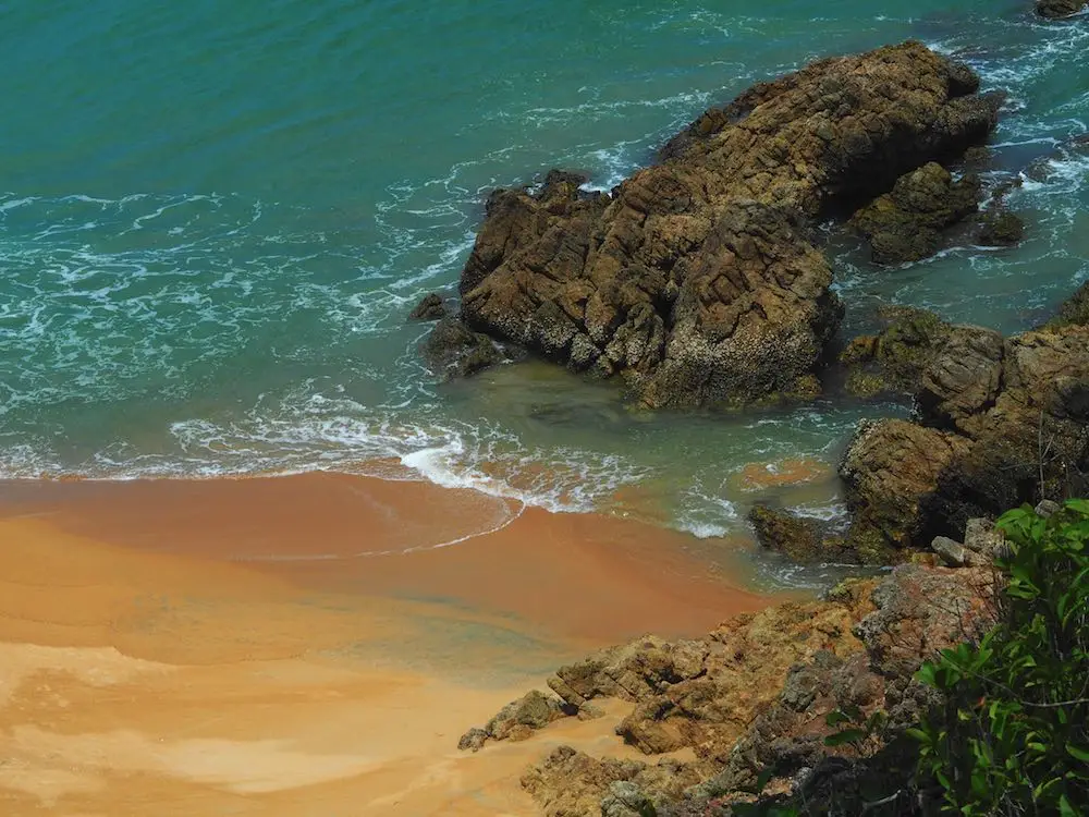 Golden Buddha Beach Koh Phra Thong Thailand.