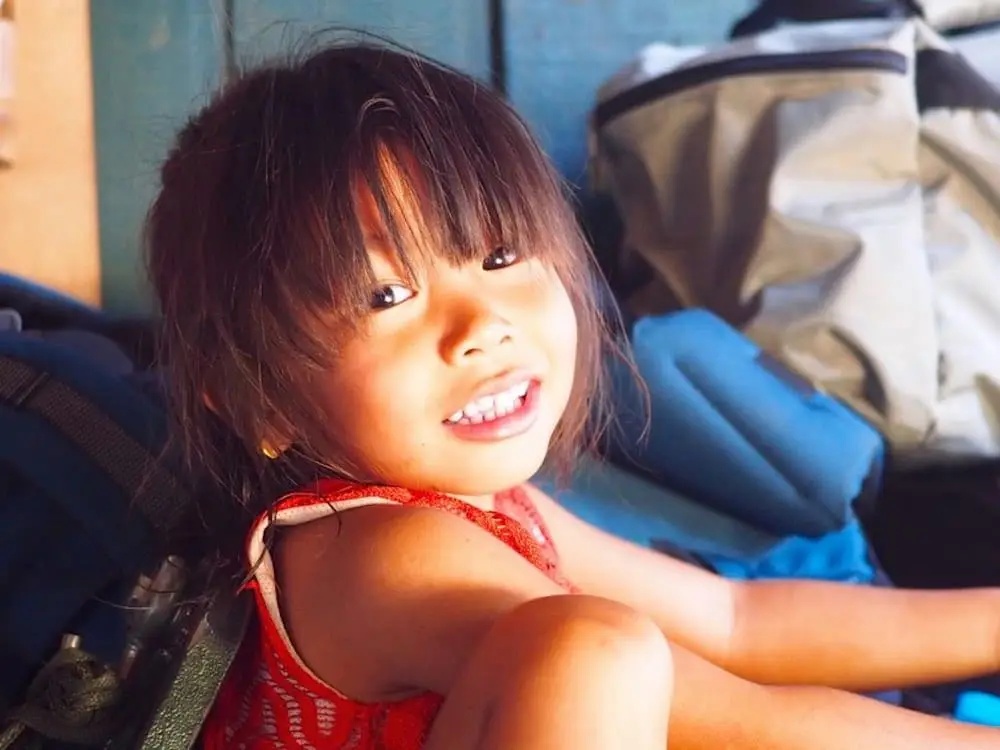 A young girl in Sen Monorom