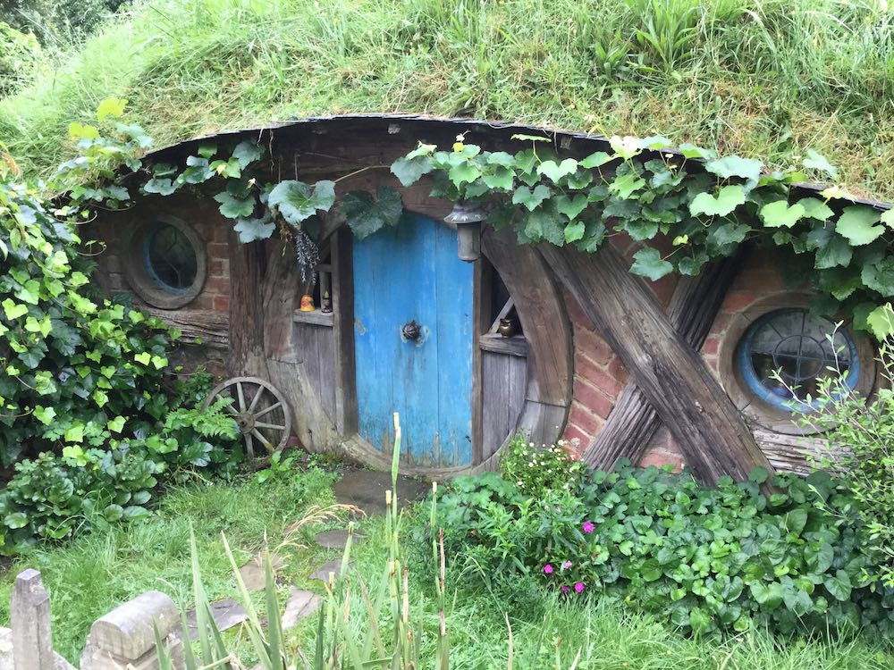 Hobbit House - blue door