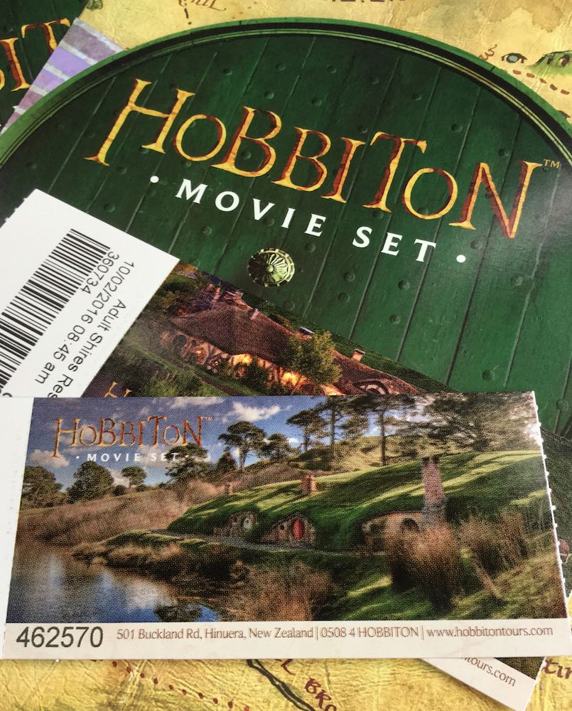 Hobbit Movie Set tickets and brochure