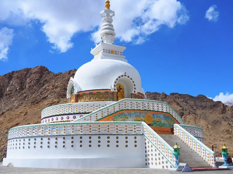 Shanti Stupa, Leh