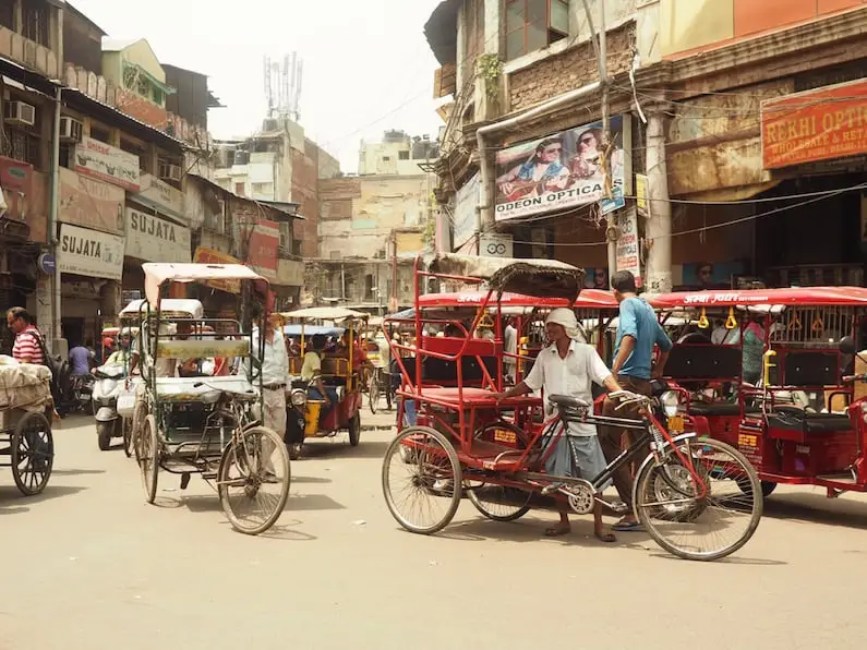 Cycle rickshaws, Delhi