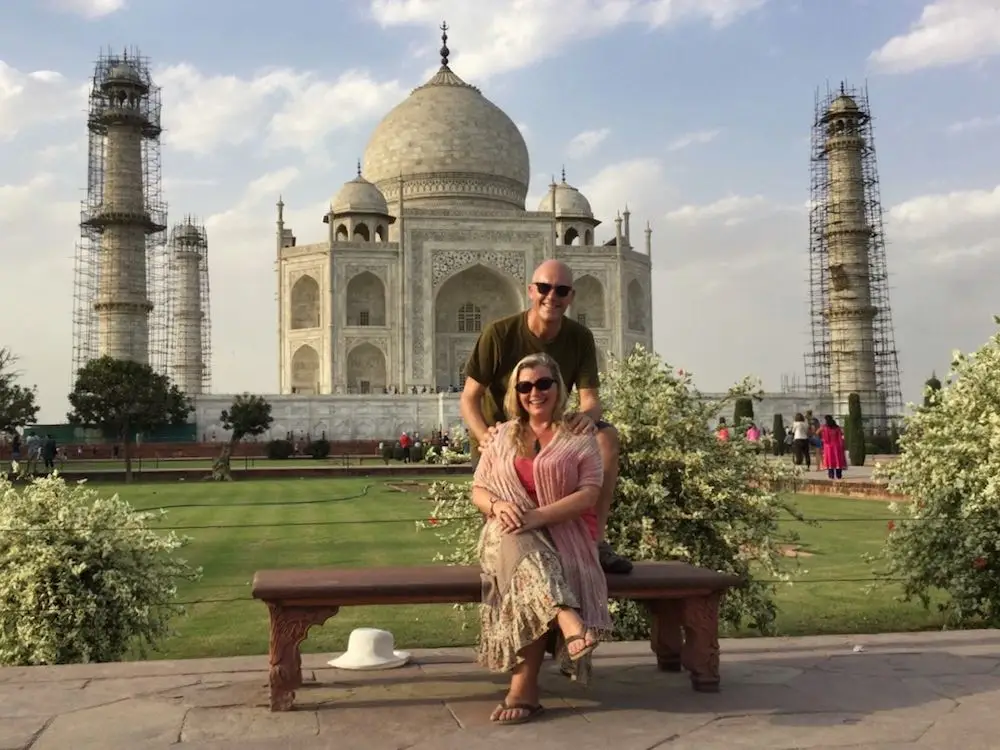 At the Taj Mahal