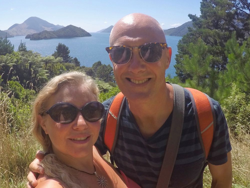 Ian and Nicky in Marlborough Sounds