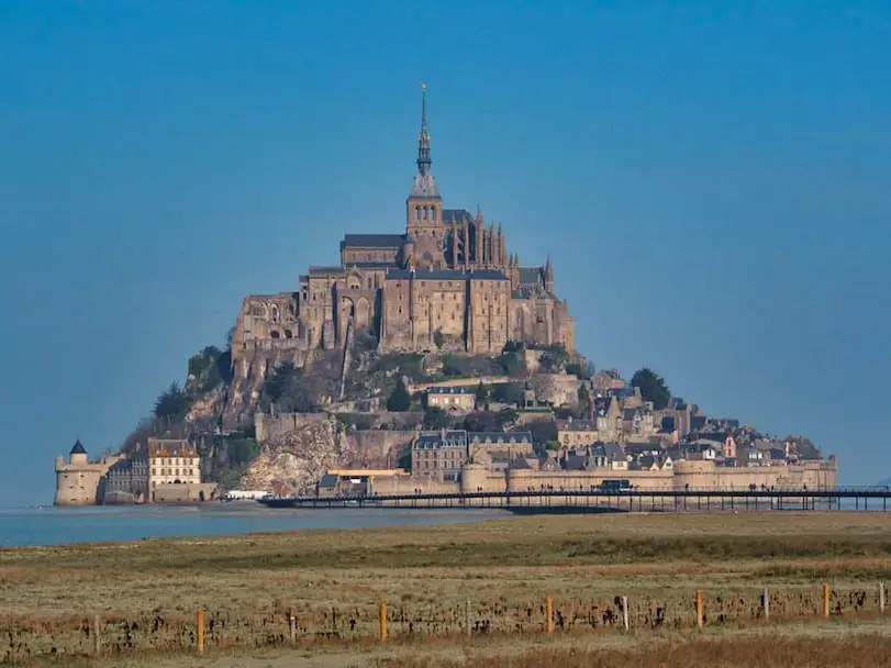 Le Mont Saint-Michel - view from the boardwalk
