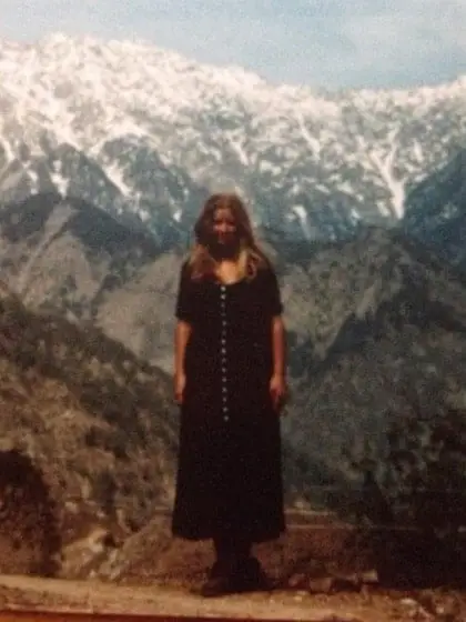 Nicky at Dharamsala India