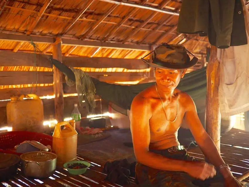 A Bunong villager near Sen Monorom Cambodia