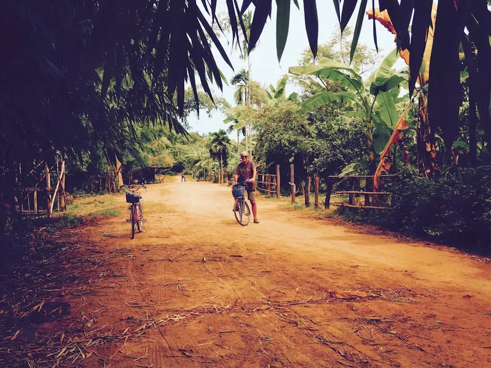 Cycling on Koh Trong