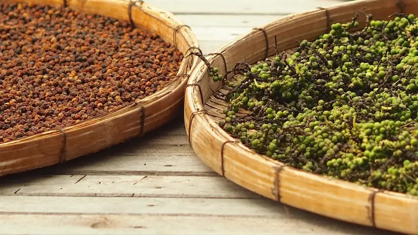 Kampot peppercorns Kep