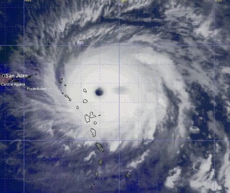 Satellite image of Hurricane Irma Satellite image of Hurricane Irma