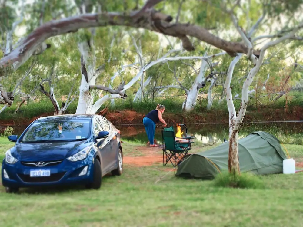 Campsite at Emu Creek