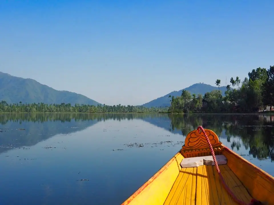 Cruising on Dal Lake