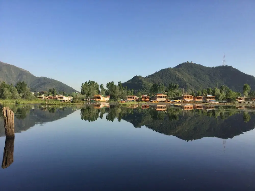 Houseboats on Dal Lake