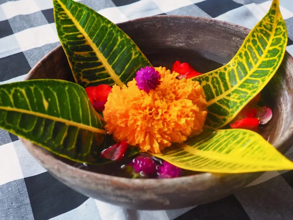 Bowl of flowers - Authentic Bali