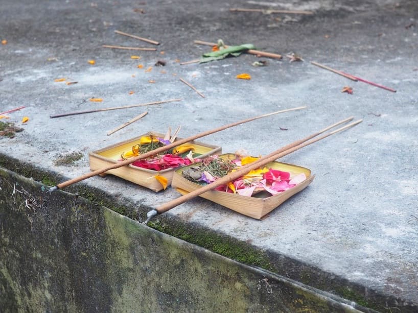 Hindu offerings Bali