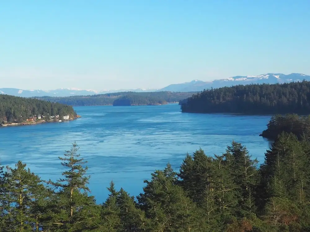 View from Deception Pass Bridge
