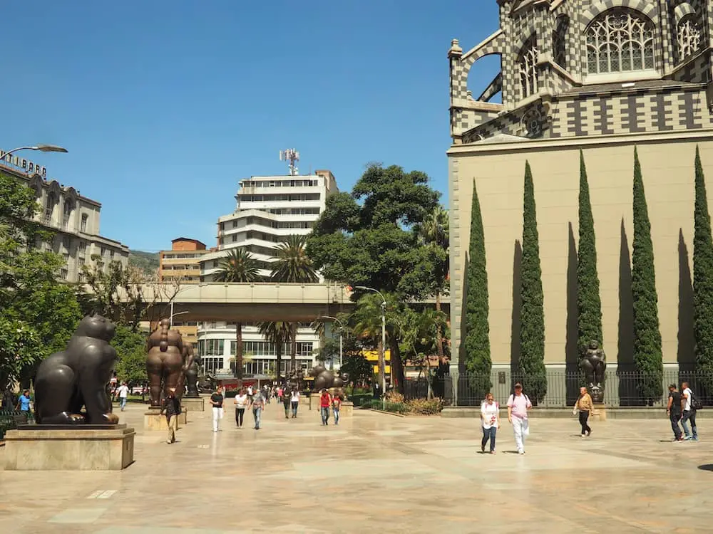 Botero Plaza - Medellin itinerary