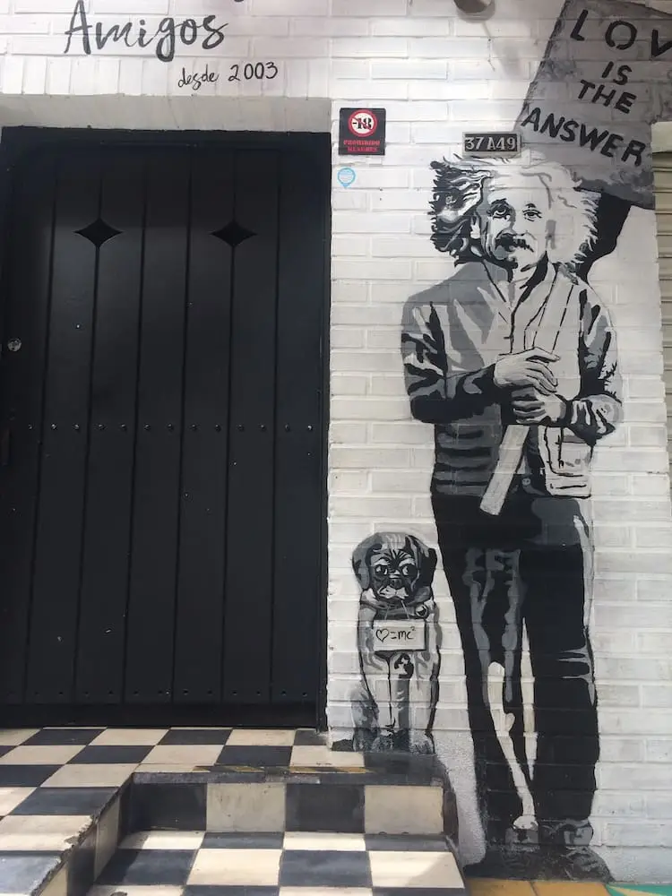 Things To Do In Medellin - Street art in Lleras Park..