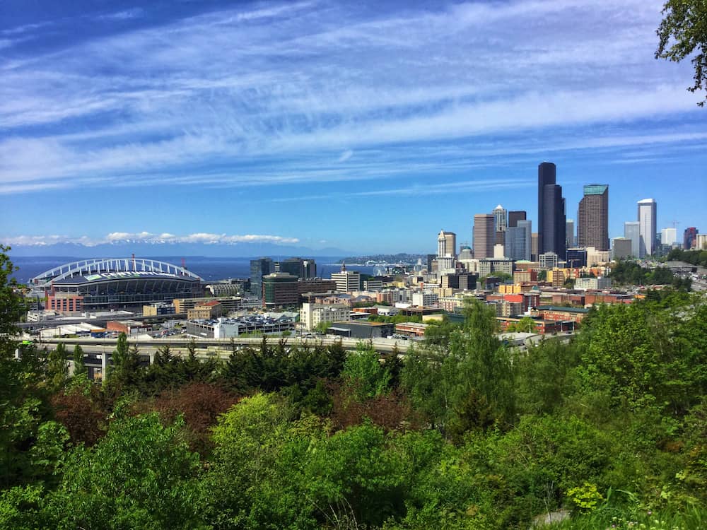 The Seattle Skyline from Beacon Hill - Washington State