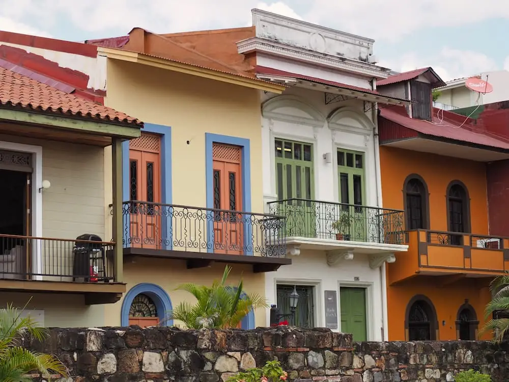 Row of houses in Casco Viejo
