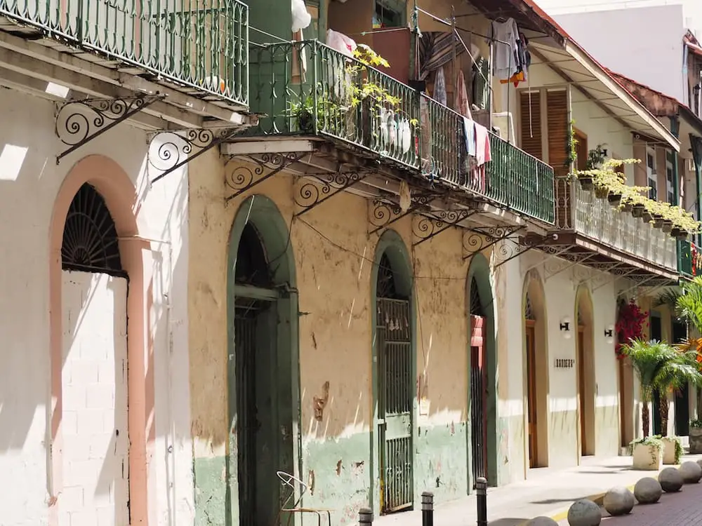 Row of houses in Casco Viejo