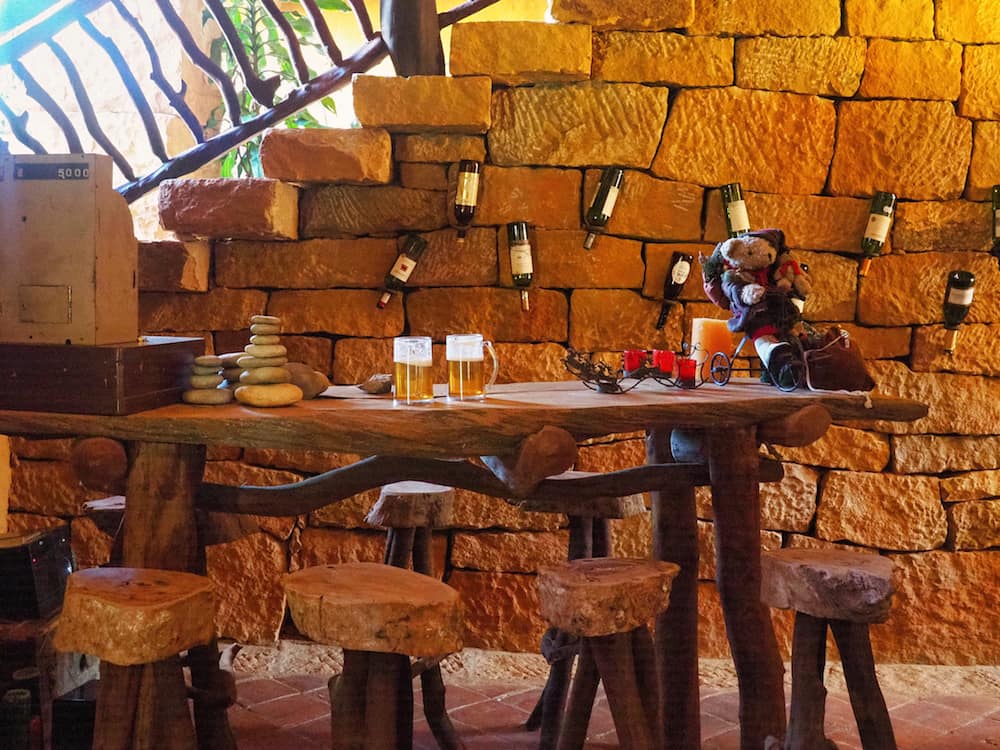 Bar area at Casa Mahaneim