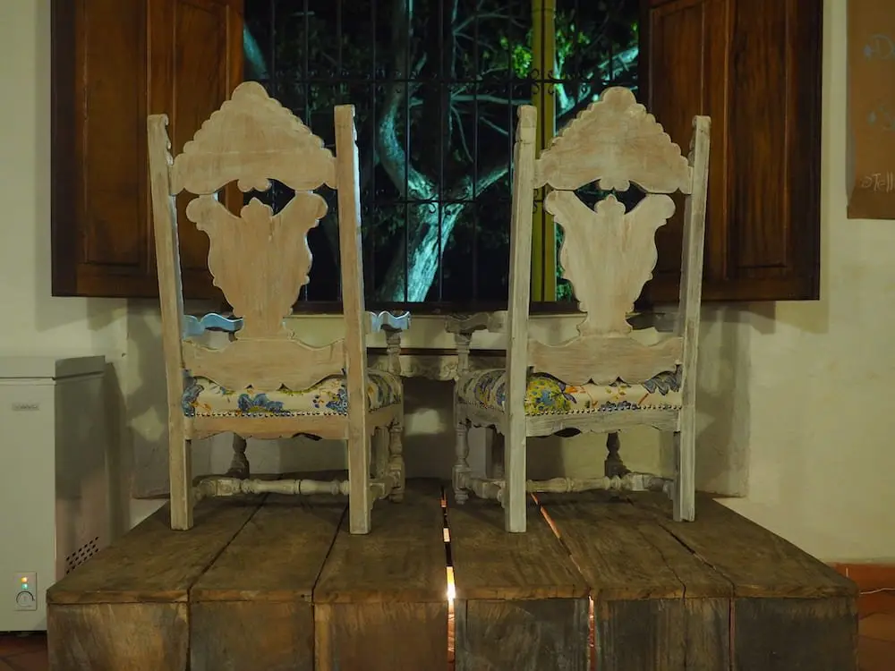 Cafe 1700 - chairs facing the window