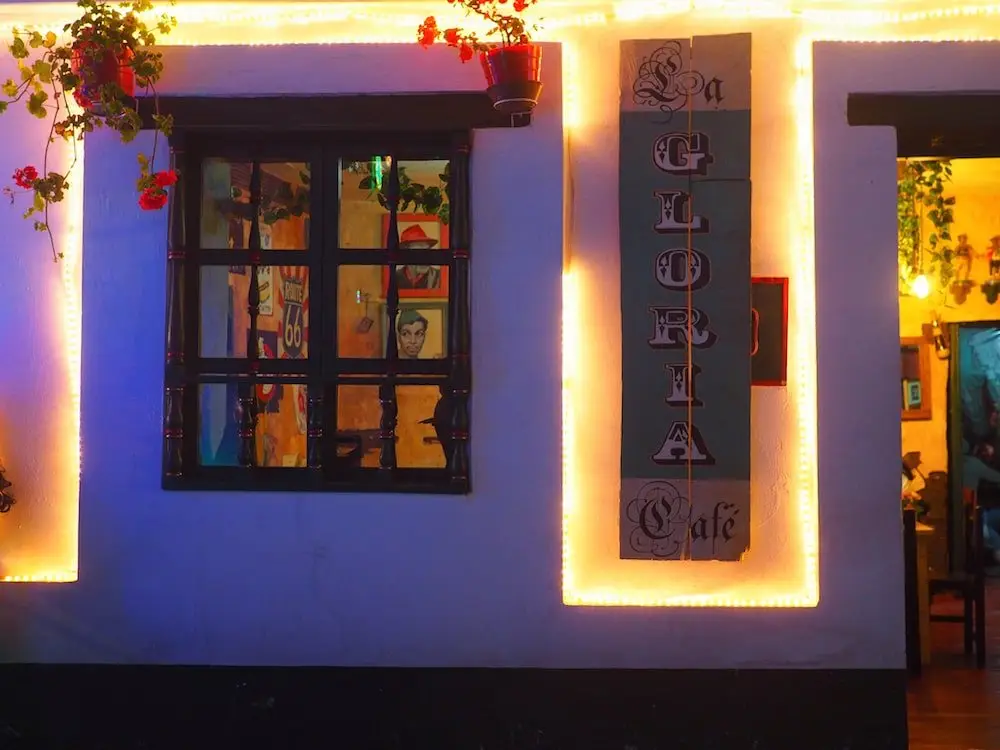 La Gloria Cafe Exterior