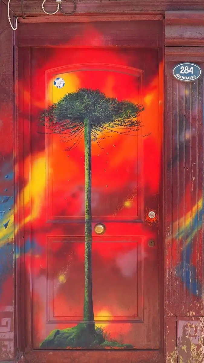 Red door