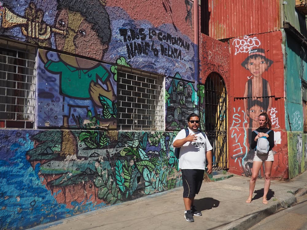 The Valparaiso street art walking tour