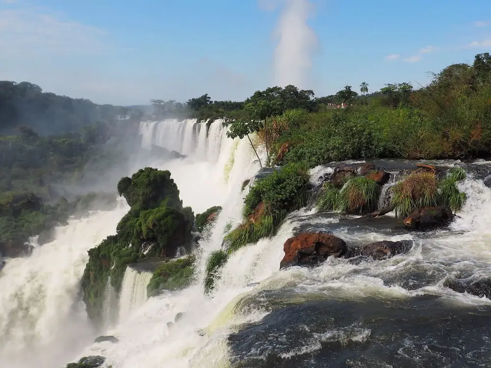 View from the top of Adan y Eva Fall
