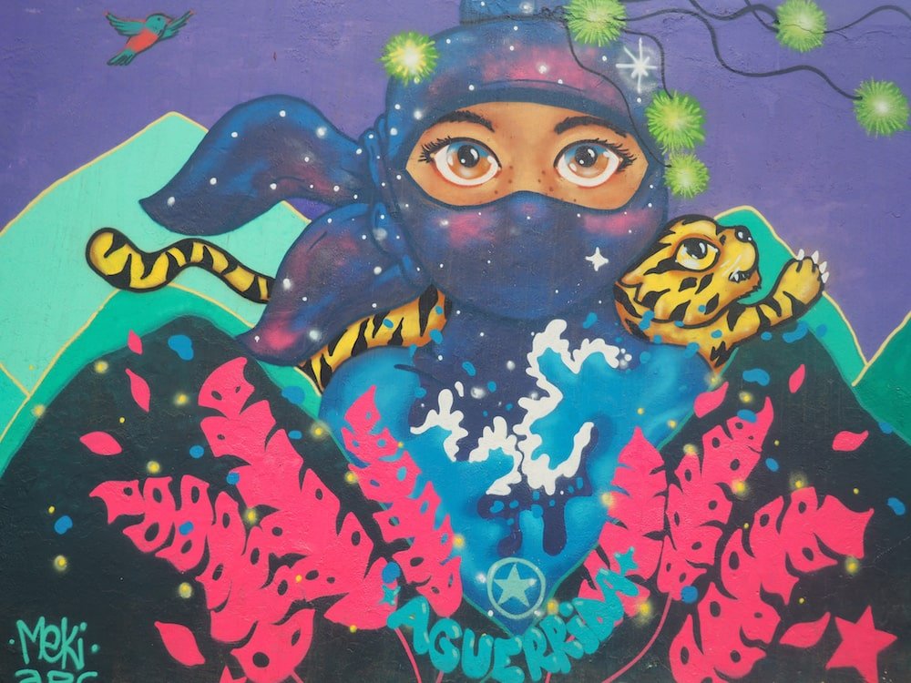 Street art in Barranco, Lima
