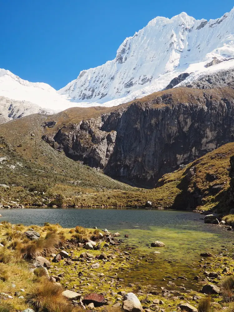 Lake on the Laguna 69 trail