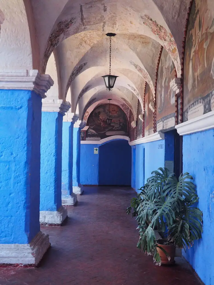 Cloisters inside the monastery