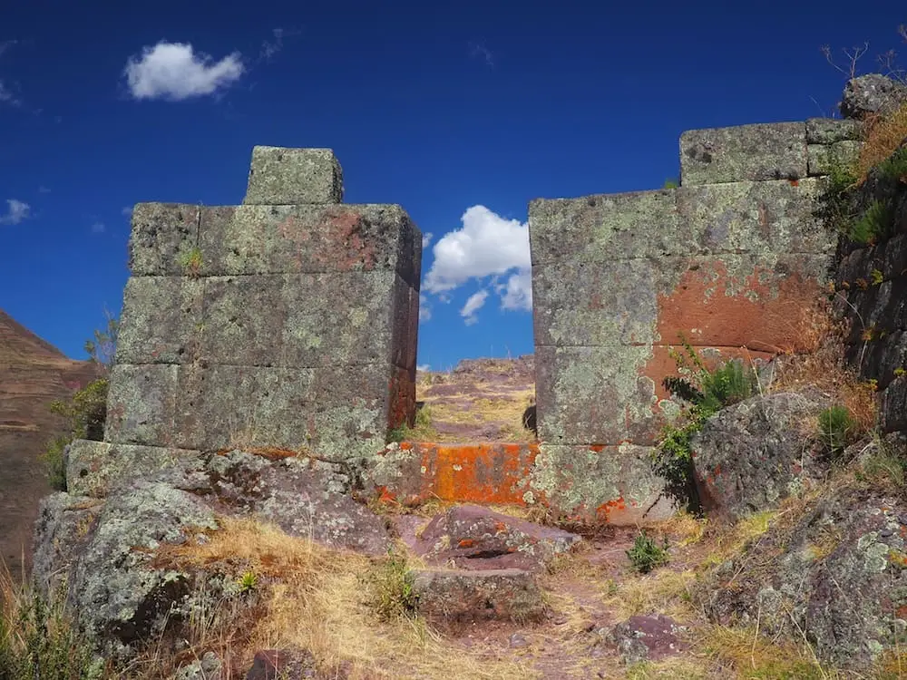 Inca wall in the Sacred Valley