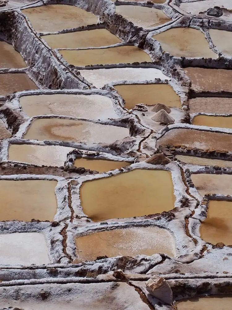 Salt pools at Las Salineras de Maras