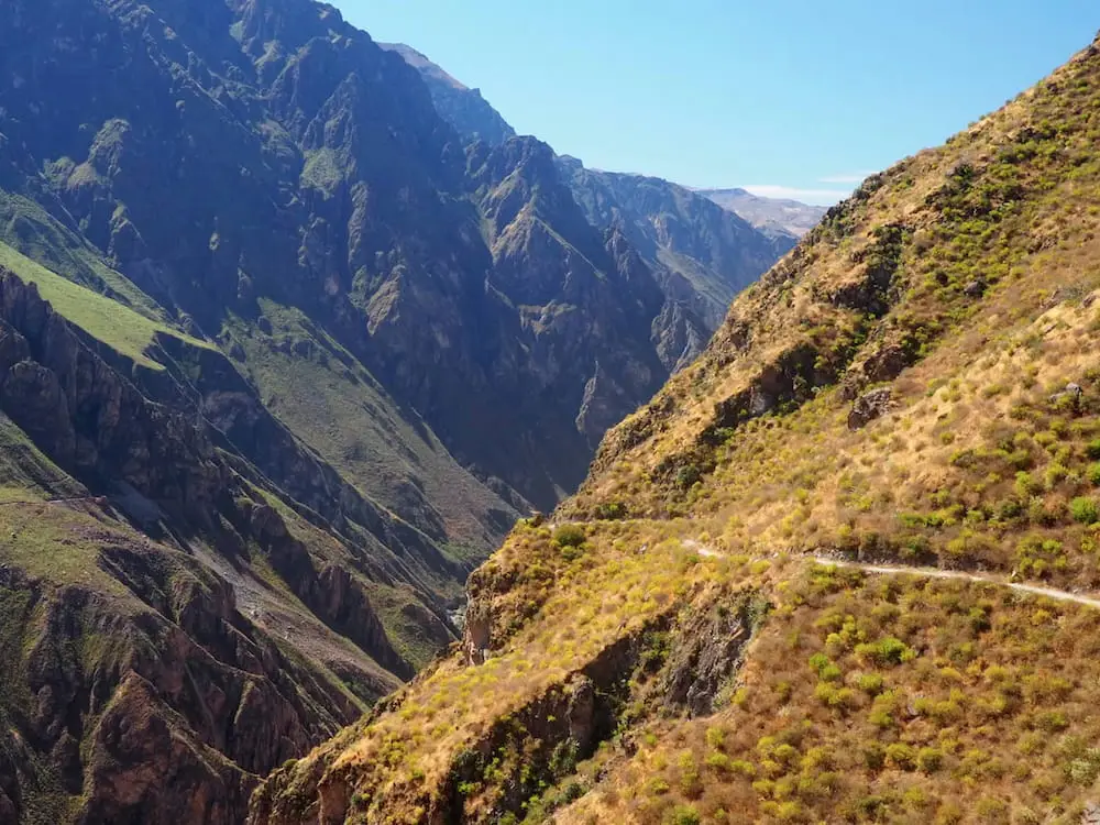 The trail up to Cabanaconde