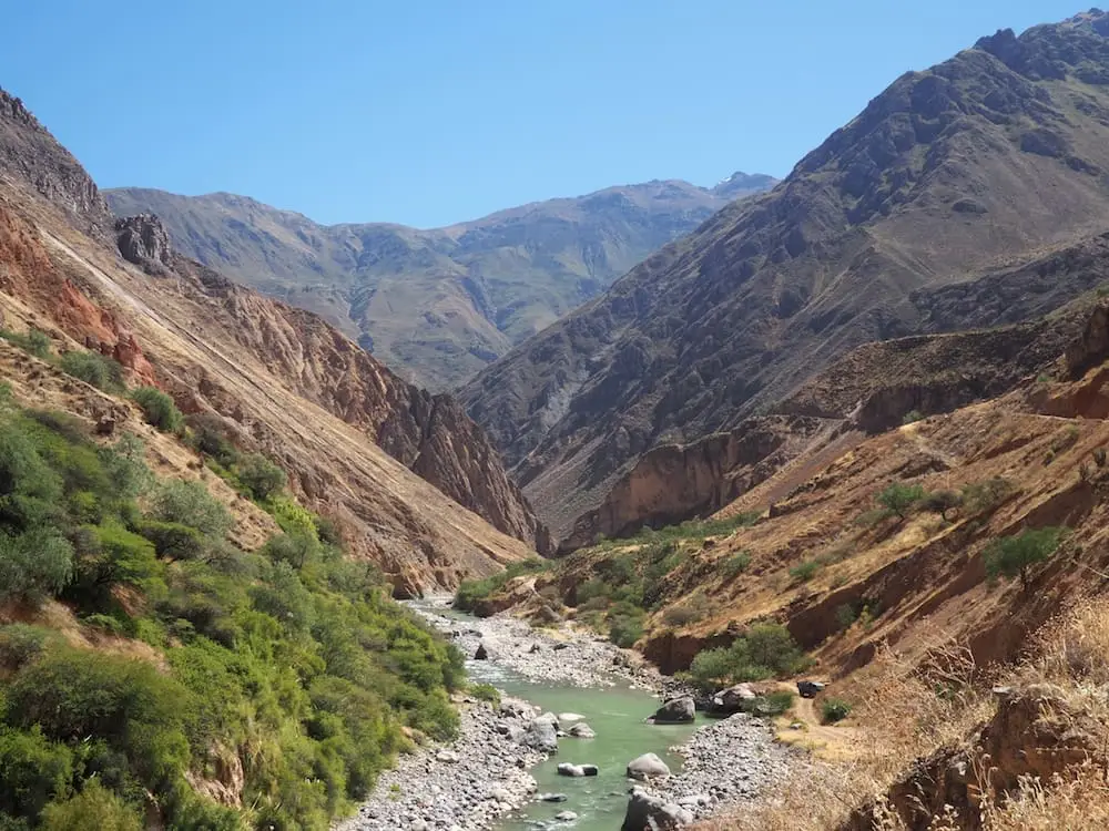 The route down to Llahuar