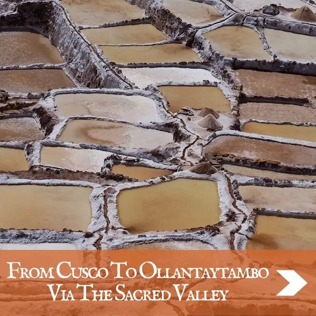 ITINERARIES - Sacred Valley