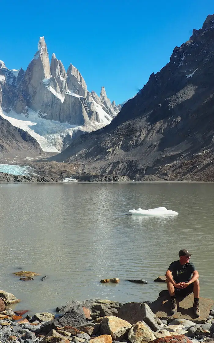 Ian beside Torre lake