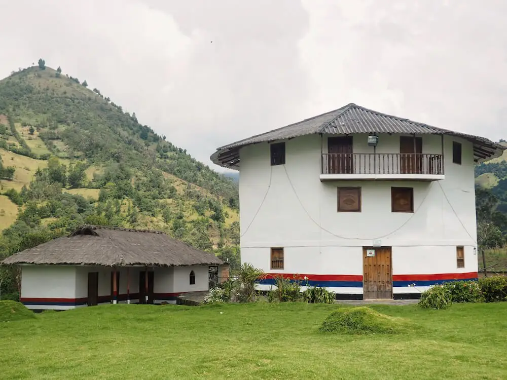 Traditional building in Silvia Colombia