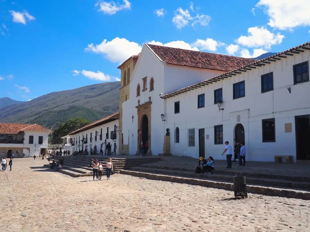 Villa de Leyva main plaza.. Villa de Leyva main plaza..