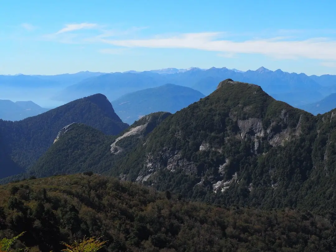 Panoramic view from the trail