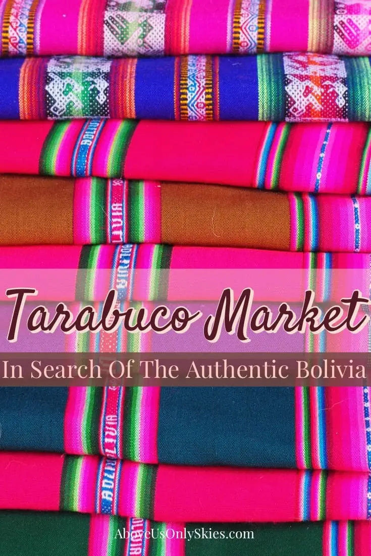 No longer a secret, Tarabuco and its Sunday market are a worthwhile day trip from Bolivia's capital, Sucre - so is it still an authentic experience? Above Us Only Skies - #daytripfromsucre #boliviatravel #tarabucomarket