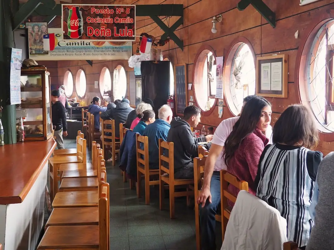 Inside La Cocineria Dalcahue