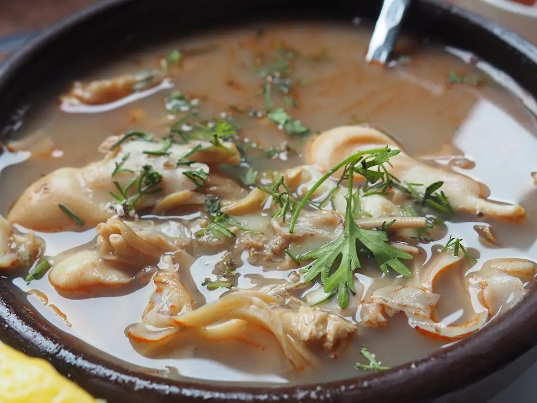 Cazuela with seafood