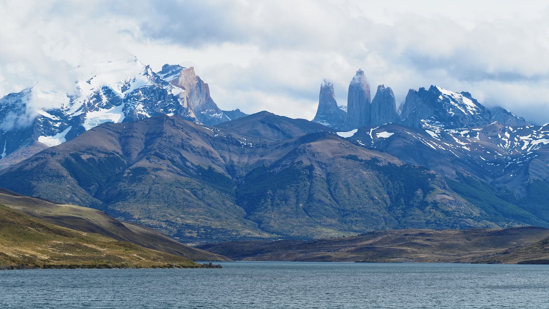 Laguna Azul and the Towers of Paine