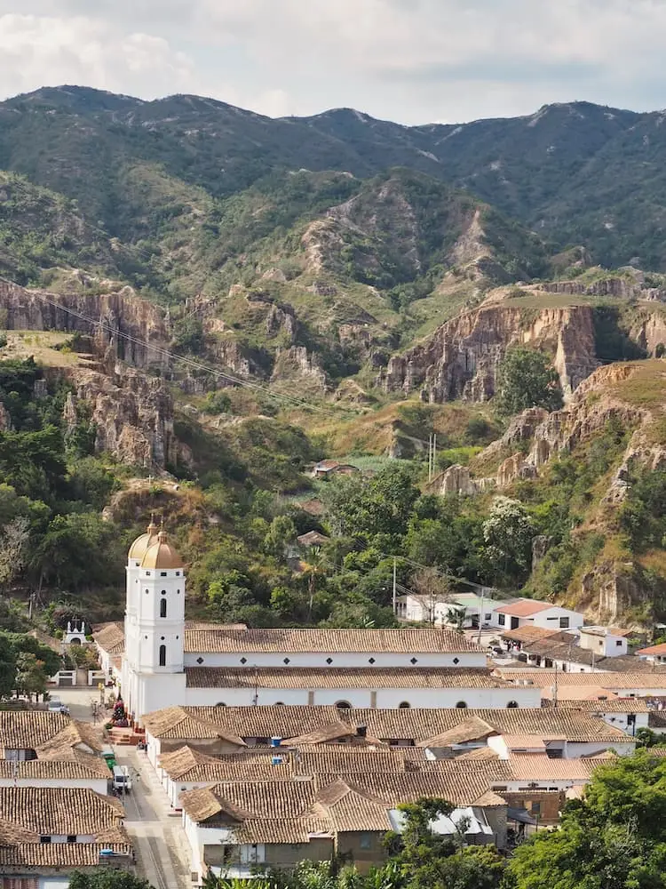 Heritage towns in Colombia - View of La Playa de Belen from Mirador Santa Cruz