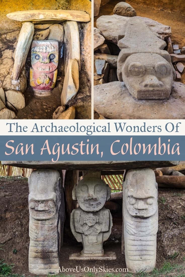 The stunning Archaeological Park of San Agustin, Colombia is a UNESCO World Heritage site that can be visited on foot, horseback and by jeep. Or all three! #unescoworldheritage #archaeologicalsite #colombiatravel #explorecolombia #horseridingholiday #colombiadestinations #offthebeatentrack #sanagustin